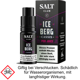 Liquid Cassis 20 mg/ml Nikotinsalz - Salt Club Flavorist