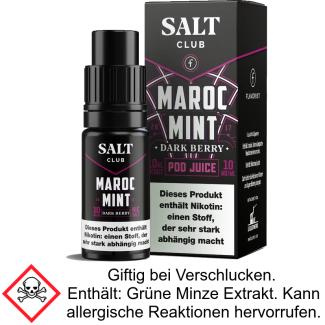Liquid Dark Berry 10 mg/ml Nikotinsalz - Salt Club Flavorist