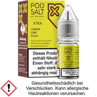 Liquid Lemon Lime Cola 10 mg/ml Nikotinsalz - Pod Salt X
