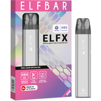 Elfx Silber E-Zigaretten Set - Elfbar