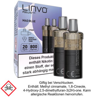 Mad Blue 20 mg/ml Pod Lite Plus Linvo 2er Pack
