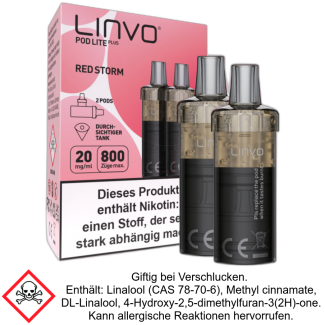 Red Storm 20 mg/ml Pod Lite Plus Linvo 2er Pack