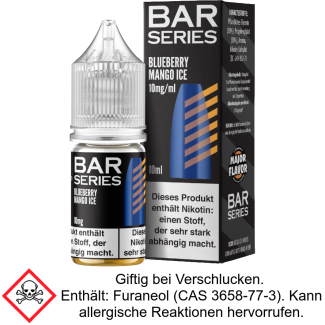 Liquid Blueberry Mango Ice 20 mg/ml Nikotinsalz - Bar Series