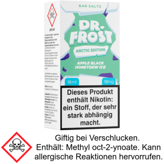 Liquid Arctic Edition Apple Black Honeydew Ice 10 mg/ml Nikotinsalz - Dr. Frost