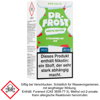 Liquid Arctic Edition Strawmelon Ice 20 mg/ml Nikotinsalz - Dr. Frost