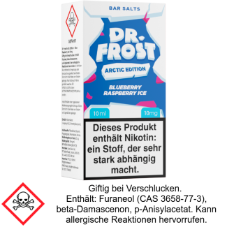 Liquid Arctic Edition Blueberry Raspberry Ice 10 mg/ml Nikotinsalz - Dr. Frost