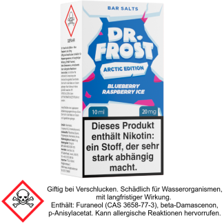 Liquid Arctic Edition Blueberry Raspberry Ice 20 mg/ml Nikotinsalz - Dr. Frost