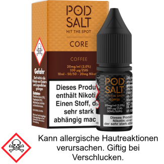Pod Salt Core - Coffee - Nikotinsalz Liquid 20 mg/ml