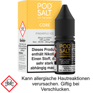 Pod Salt Core - Pineapple Ice - Nikotinsalz Liquid 20 mg/ml