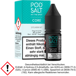 Pod Salt Core - Spearmint - Nikotinsalz Liquid 11 mg/ml