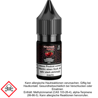 Cherry Strawberry Raspberry 10 mg/ml Kirschlolli - Maxx - Nikotinsalz Liquid