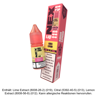 Aqua Lemon 0 mg/ml Pod Salt - NexLiq - Nikotinsalz Liquid