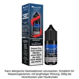 Elux - Blueberry Cherry Cranberry - Nikotinsalz Liquid