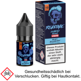Revoltage - Black Blueberry - Hybrid Nikotinsalz Liquid 10 mg/ml