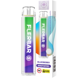 Flerbar - M Einweg E-Zigarette - Blueberry 0 mg/ml
