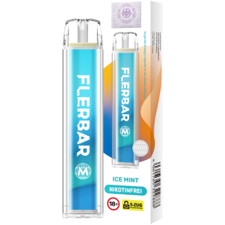 Flerbar - M Einweg E-Zigarette - Ice Mint 0 mg/ml
