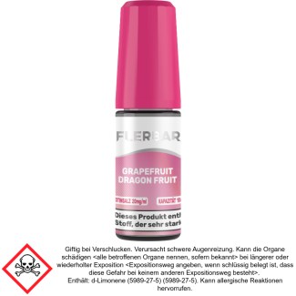 Flerbar Liquid - Grapefruit Dragon Fruit - Nikotinsalz Liquid 20 mg/ml