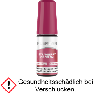 Flerbar Liquid - Strawberry Ice Cream - Nikotinsalz Liquid 10 mg/ml