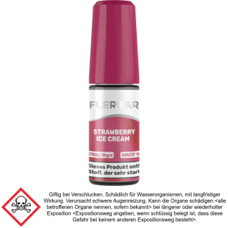 Flerbar Liquid - Strawberry Ice Cream - Nikotinsalz Liquid 20 mg/ml