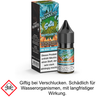 Twelve Monkeys - Iced - Mangabeys - Nikotinsalz Liquid 20 mg/ml