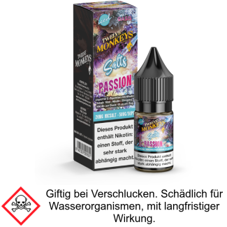 Twelve Monkeys - Iced - Passion - Nikotinsalz Liquid 20 mg/ml