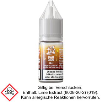Just Juice - Bar - Cola - Nikotinsalz Liquid 20 mg/ml
