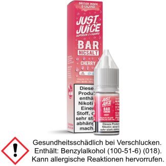 Just Juice - Bar - Cherry - Nikotinsalz Liquid 10 mg/ml