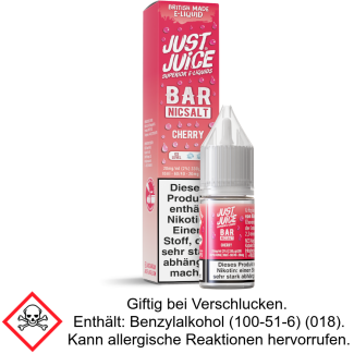 Just Juice - Bar - Cherry - Nikotinsalz Liquid 20 mg/ml