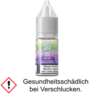 Just Juice - Bar - Grape Aloe - Nikotinsalz Liquid 10 mg/ml