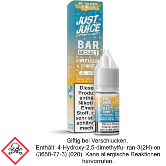 Just Juice - Bar - Kiwi Passion Orange - Nikotinsalz Liquid 20 mg/ml