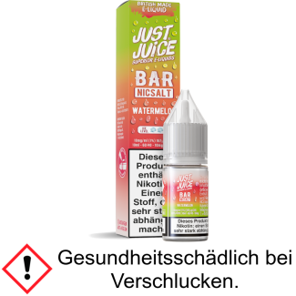 Just Juice - Bar - Watermelon - Nikotinsalz Liquid 10 mg/ml