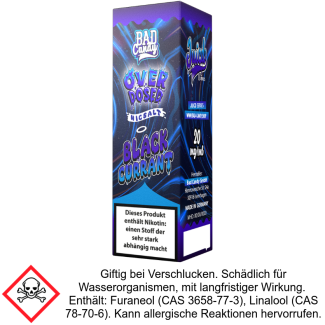 Bad Candy Liquids - Juicd - Overdosed Blackcurrant - Nikotinsalz Liquid 20 mg/ml