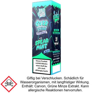 Bad Candy Liquids - Juicd - Overdosed Spearmint - Nikotinsalz Liquid 20 mg/ml