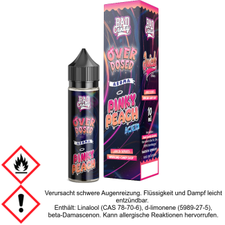 Pinky Peach - Juicd - Aroma Overdosed 10 ml -Bad Candy Liquids