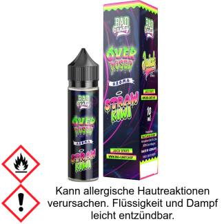 Straw Kiwi - Juicd - Aroma Overdosed 10 ml -Bad Candy Liquids