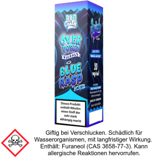 Bad Candy Liquids - Juicd - Overdosed Blue Rasp - Nikotinsalz Liquid 20 mg/ml
