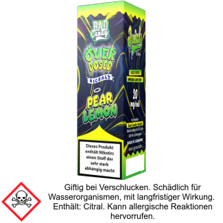 Bad Candy Liquids - Juicd - Overdosed Pear Lemon - Nikotinsalz Liquid 20 mg/ml
