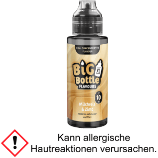 Aroma Milchreis & Zimt 10ml auf 120ml - Big Bottle