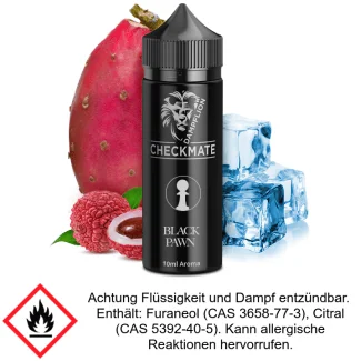 Black Pawn 10ml Aroma Bottlefill by Dampflion Checkmate
