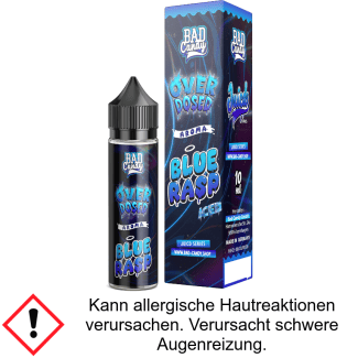  Blue Rasp - Juicd - Aroma Overdosed 10 ml -Bad Candy Liquids 