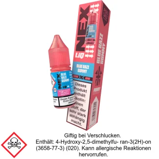 Blue Razz Gummy 20 mg/ml Pod Salt - NexLiq - Nikotinsalz Liquid