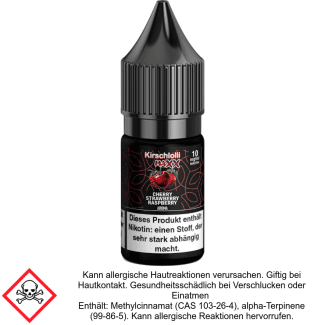 Cherry Strawberry Raspberry 10 mg/ml Kirschlolli - Maxx - Nikotinsalz Liquid