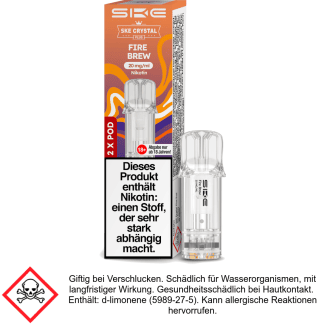 Crystal Liquid Pod Fire Brew 20 mg (2Stück pro Packung) - SKE