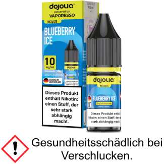 Dojoliq - Blueberry Ice - Nikotinsalz Liquid 10 mg/ml