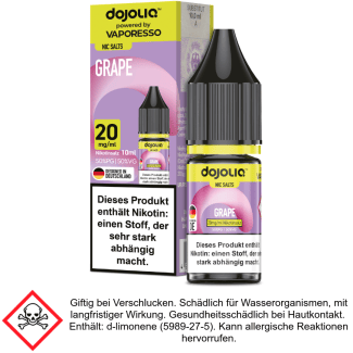 Dojoliq - Grape - Nikotinsalz Liquid 20 mg/ml