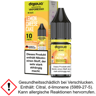 Dojoliq - Lemon Cheese Cake - Nikotinsalz Liquid 10 mg/ml