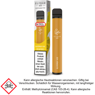 Elf Bar 600 Elfergy Ice 20 mg/ml Einweg E-Zigarette