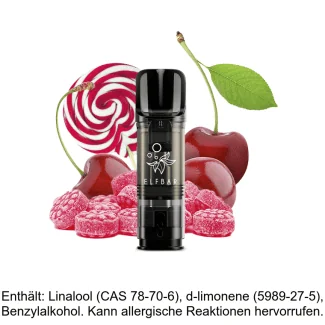 Elfa Liquid Pod Cherry Nikotinfrei (2er Pack) Elfbar