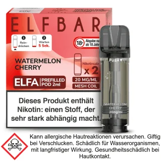 Elfa Liquid Pod Watermelon Cherry 20 mg (2 Stück) - Elf Bar