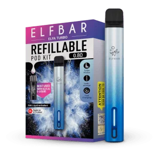 Elfa Turbo aurora-cyan E-Zigaretten Set - Elfbar